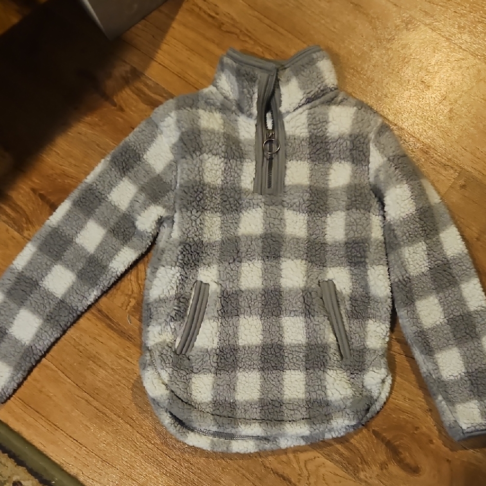 Cuddly Sherpa Girls Fleece Jacket Size 5/6
